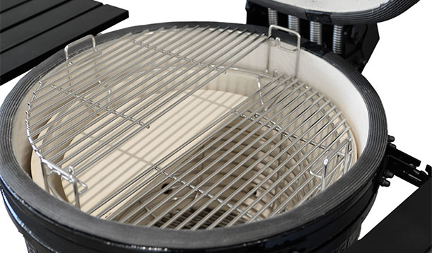 Système de cuisson du kamado Kamal 2.0 Large noir mat Barbecook