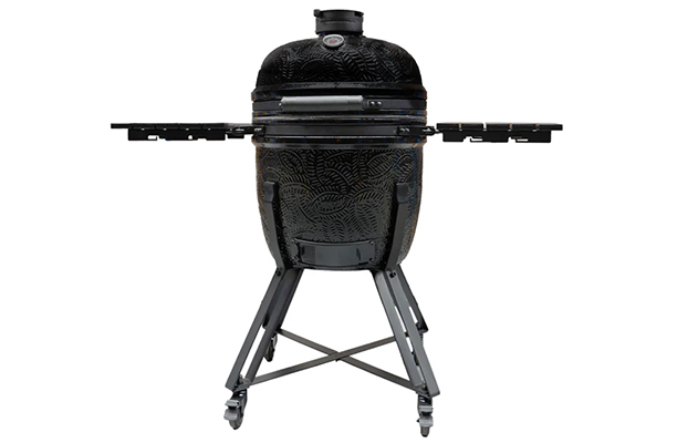 Kamado Kamal 2.0 Large noir mat Barbecook sur chariot