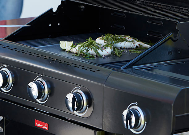 Zone de cuisson du barbecue gaz Siesta 412 Graphite Barbecook