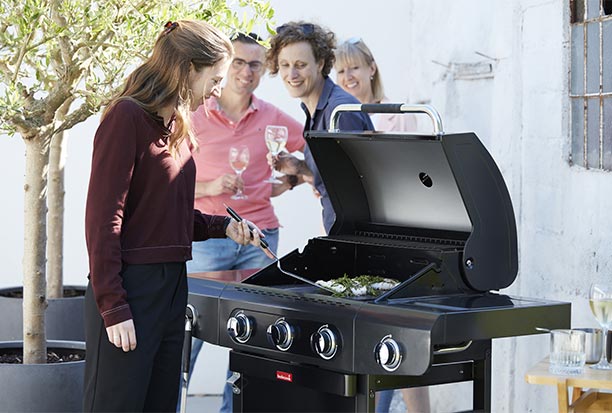 Zone de cuisson du Siesta 310 Graphite Barbecook