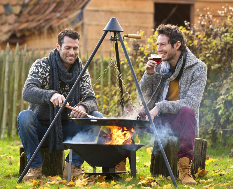 Cuisson au trépied sur brasero Modern 75 Barbecook