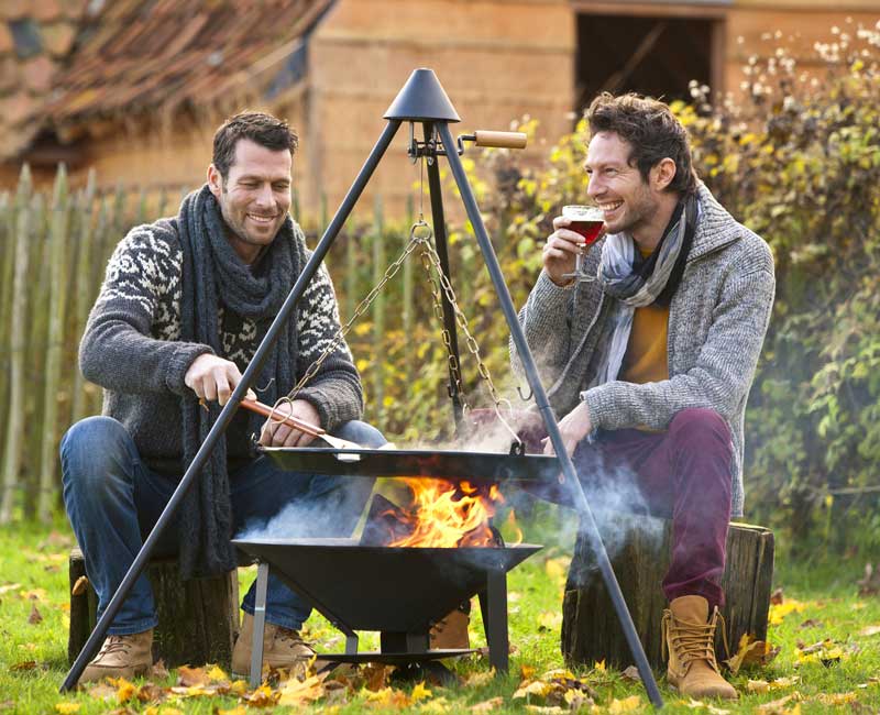 Cuisson au trépied sur brasero Modern 60 Barbecook