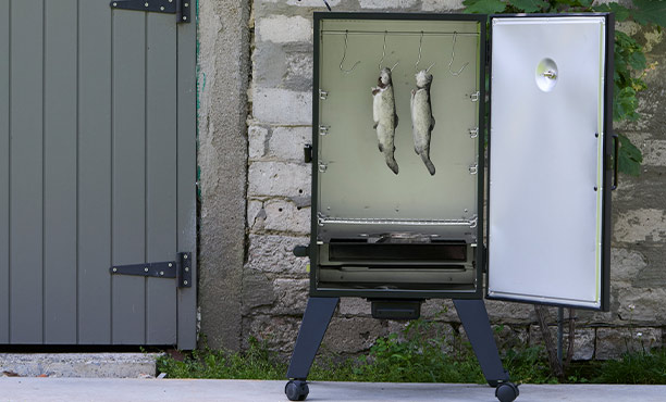 Fumage à froid de poissons dans le fumoir Olav Barbecook