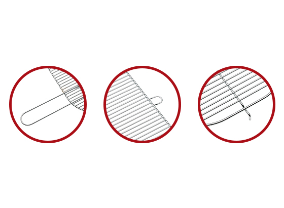 Zoom et détails de la grille pour Arena et Loewy 55 Barbecook