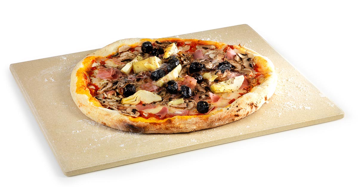 Pierre à pizza rectangulaire Barbecook pour barbecue