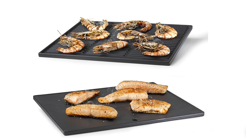 Plancha en fonte émaillée barbecue Quisson ou Siesta Barbecook