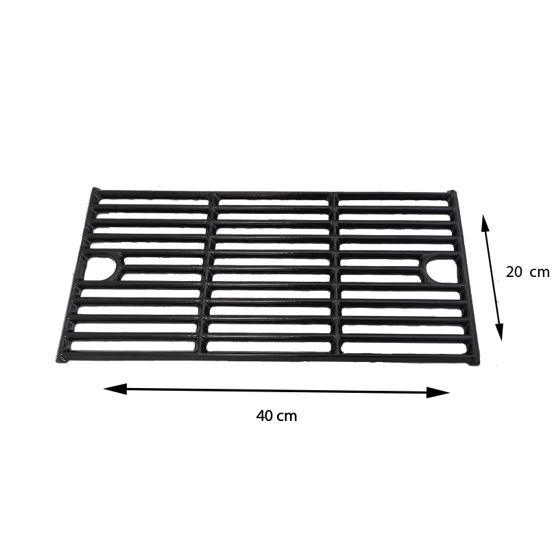 Dimensions de la grille de cuisson en fonte émaillée pour barbecue à charbon Tonino 1 Cook'in Garden