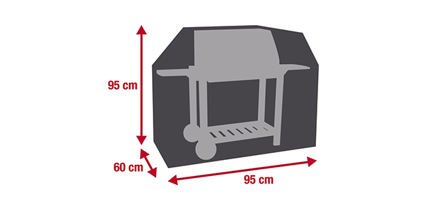 Dimensions de la housse de protection universelle Esprit Barbecue