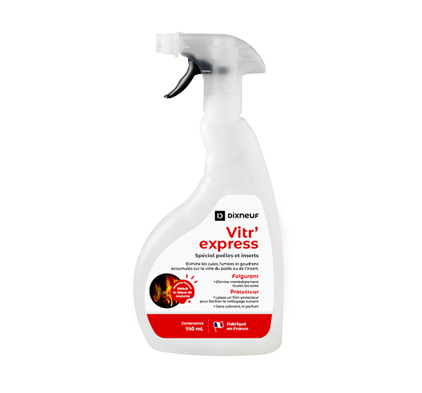 Nettoyant pour vitre d'insert cheminée poêle et barbecue Spray 750ml -  Super U, Hyper U, U Express 