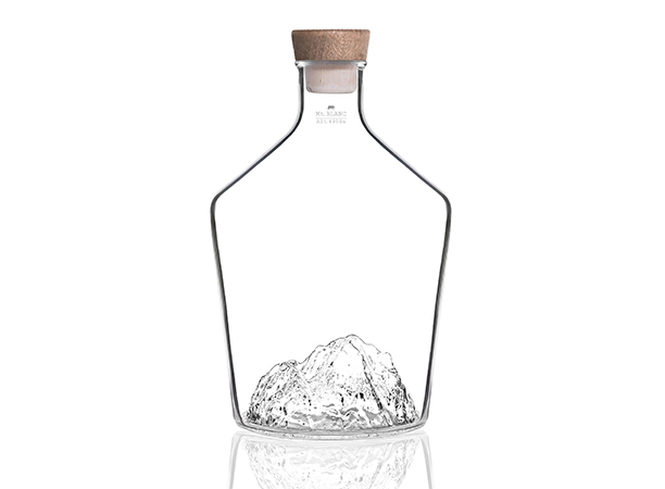 Carafe à spiritueux Topographic Mont Blanc studio