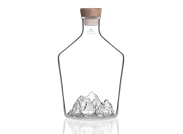 Carafe à spiritueux Topographic Mont Everest studio