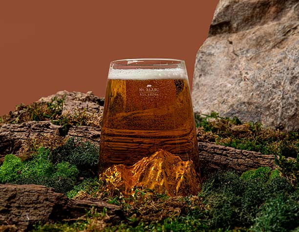 Verre Topographic Mont Blanc Long Drink Alaskan Maker