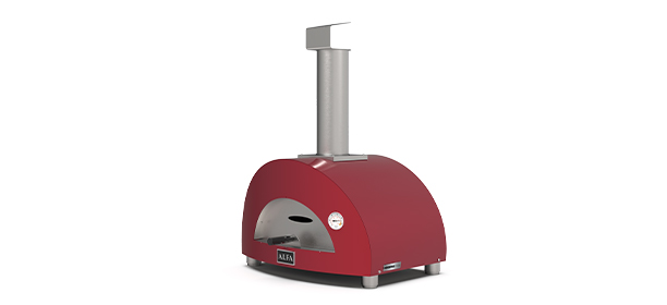 Four à pizza Alfa Moderno 1 Rouge au bois
