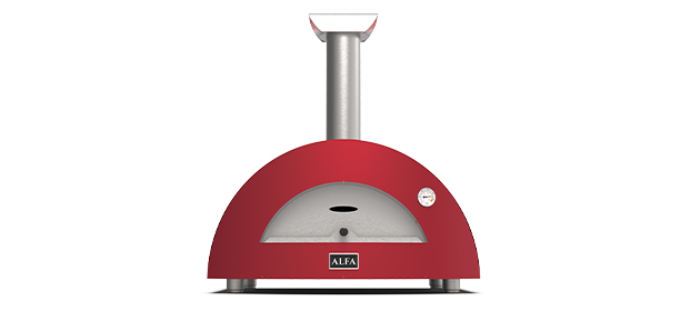 four à pizza alfa moderno 2 bois rouge