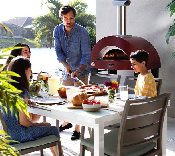 Four à pizza Alfa Pizza Moderno 3 gaz en extérieur
