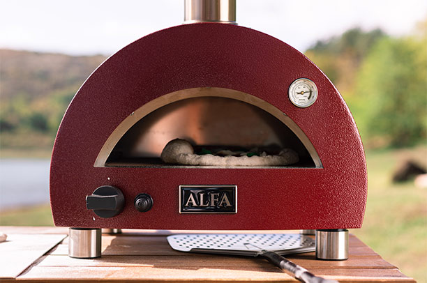 Technologie Heat Genius du four à pizza Alfa Moderno Portable