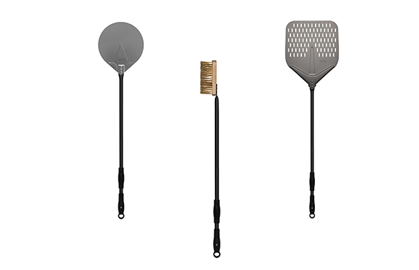 Set Medium 2 pelles à pizza et brosse Alfa Pizza