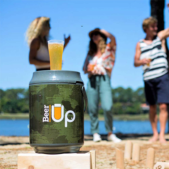 Pack Beer Up Nature tireuse + 10 verres - Edition limitée