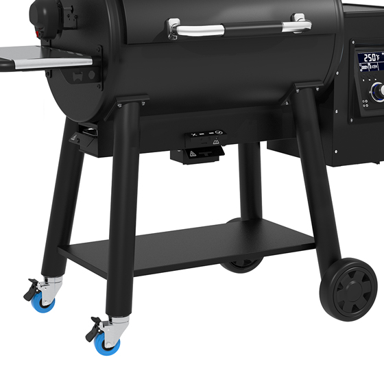 Kit de 2 pieds sur roulettes pour Barbecue Pellets Crown et Regal Broil King