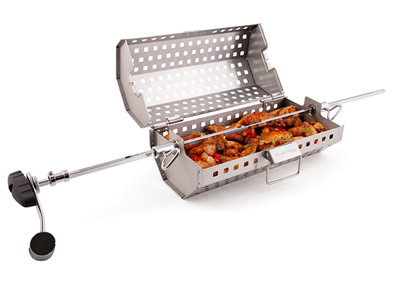 Panier pour rôtissoire bbq en inox par Broil King