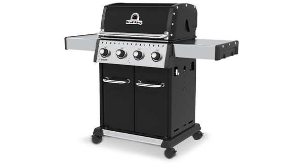 Vue latérale gauche du barbecue gaz Baron 420 Broil King