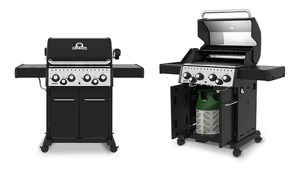 Différentes vues du barbecue gaz Crown 490 Broil King