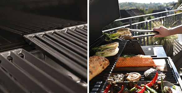 grilles de cuisson en fonte réversibles Broil King