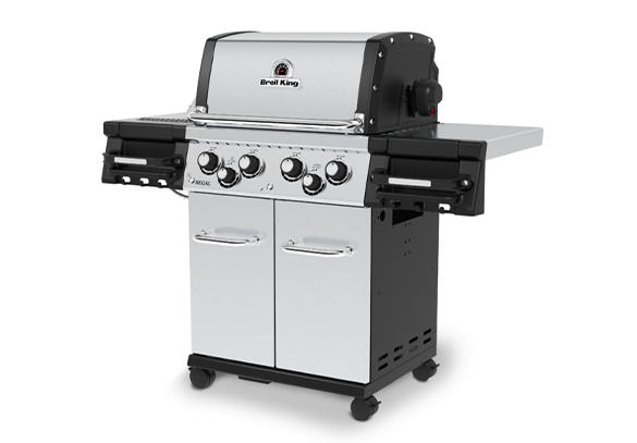 Vue latérale gauche du gril Regal S 490 IR Broil King