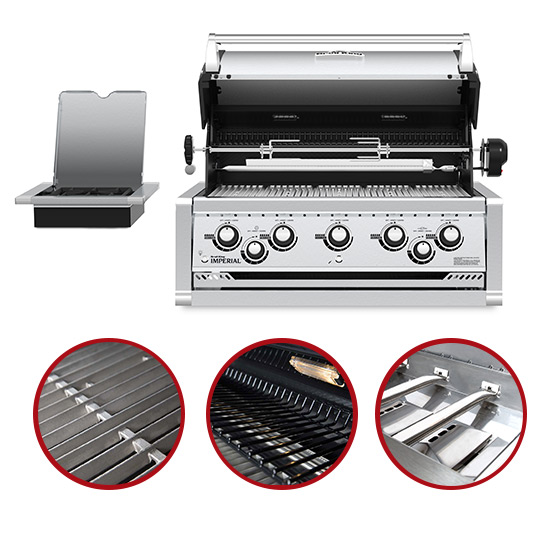 Caractéristiques et dimensions du Barbecue Imperial S 590 Encastrable