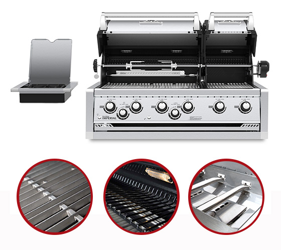 Caractéristiques et dimensions du Barbecue Imperial S 690 Encastrable