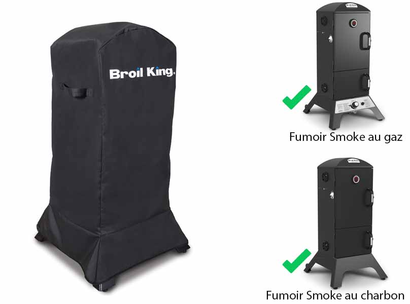 housse pour fumoir vertical Smoke au charbon ou au gaz Broil King
