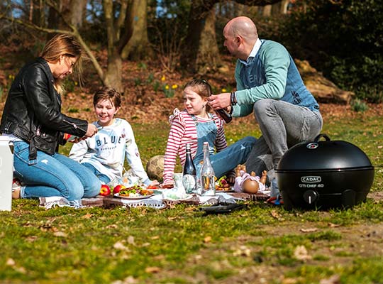 Barbecue Gaz Citi Chef 40 Cadac Noir Ambiance