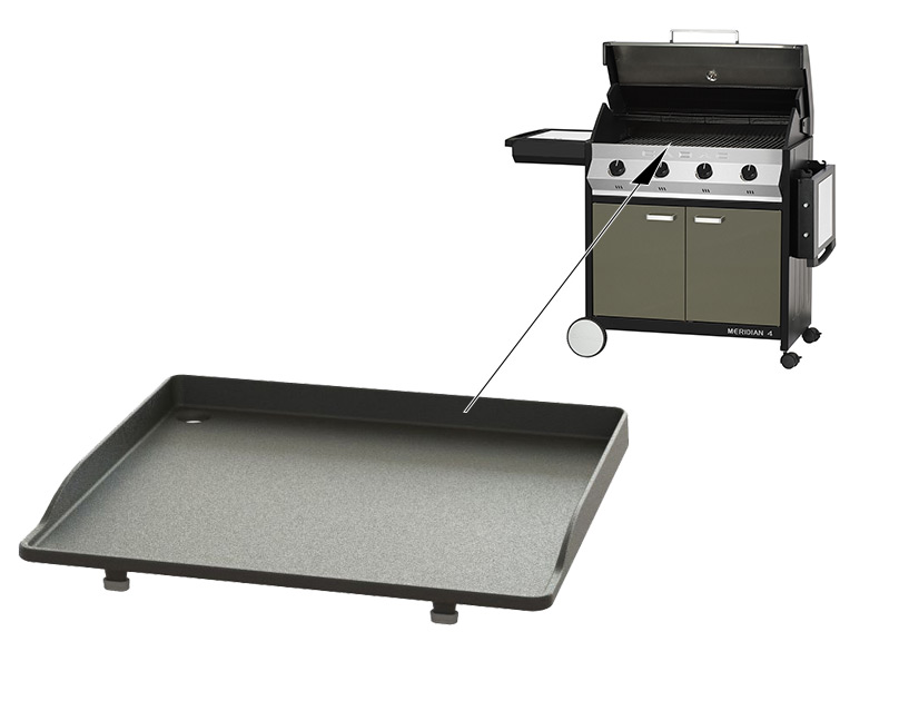 Plancha grand modèle en fonte barbecue Meridian Cadac