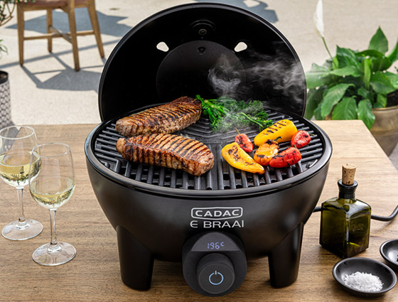 Caractéristiques du barbecue E-Braai 40 cm électrique - Cadac