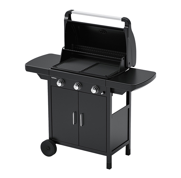 Barbecue gaz Campingaz Compact 3 L Plus 2 en 1 ouvert