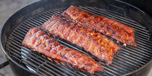 Bannière barbecue charbon ou barbecue pellets