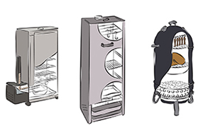 Fumoir en armoire, fumoir à eau, fumoir électrique