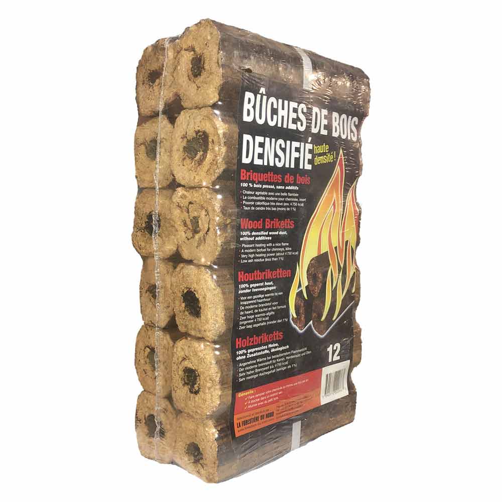 Bûche de bois compressée, pour mieux se chauffer en hiver