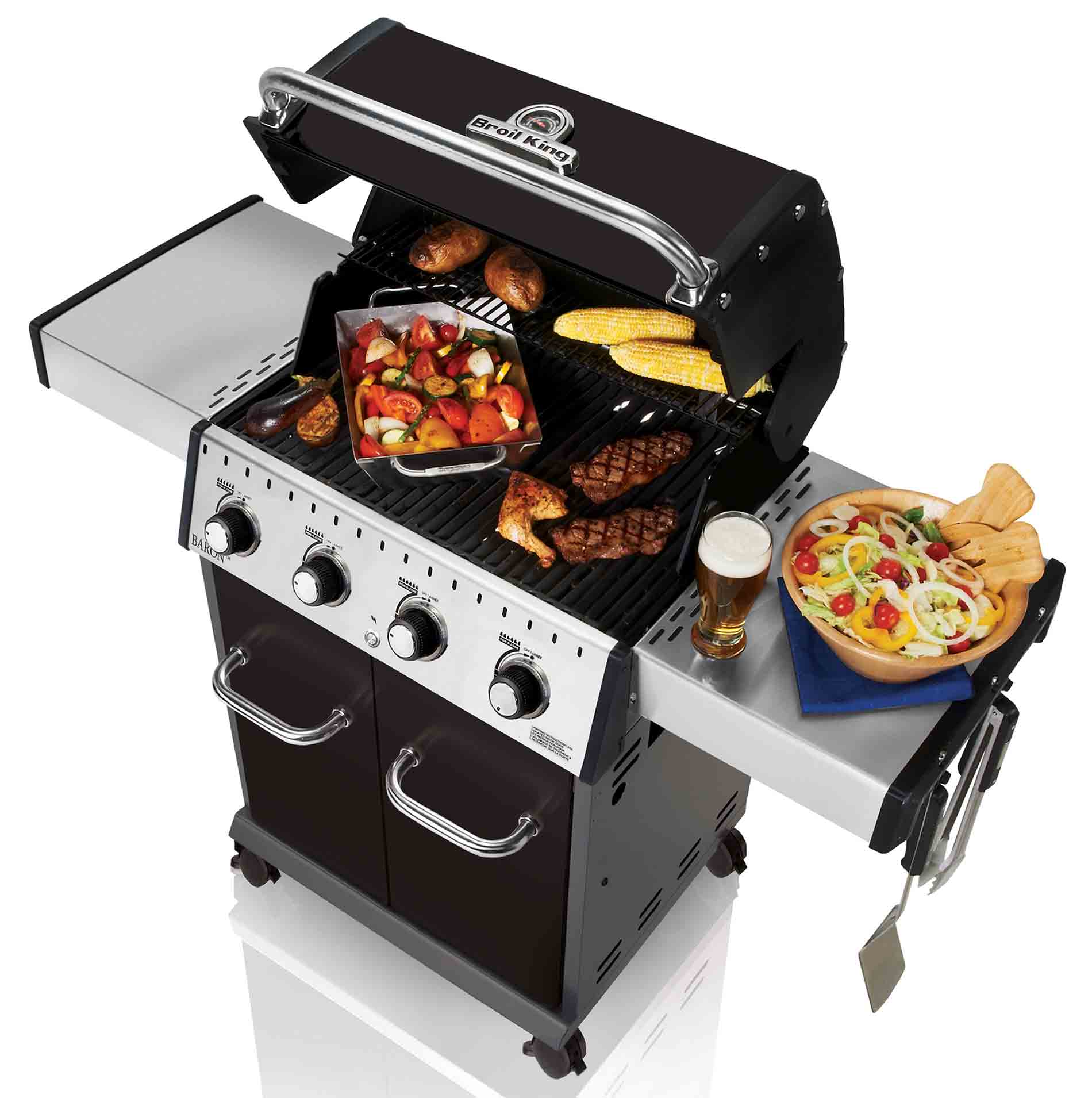 Barbecue gaz Baron 420 Broil King Cuisson barbecue gaz baron 420 Broil King