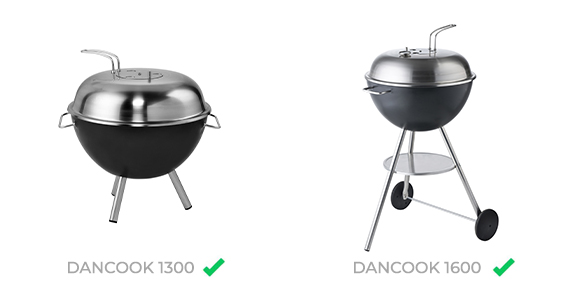 visuels des barbecues Dancook compatibles