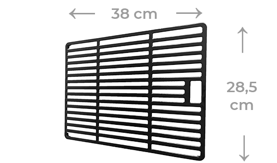 Dimensions et caractéristiques des 2 grilles de saisie Nordic Flame