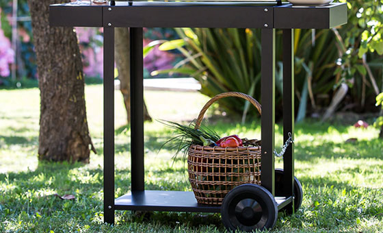 Chariot Plancha ENO Oscar Noir