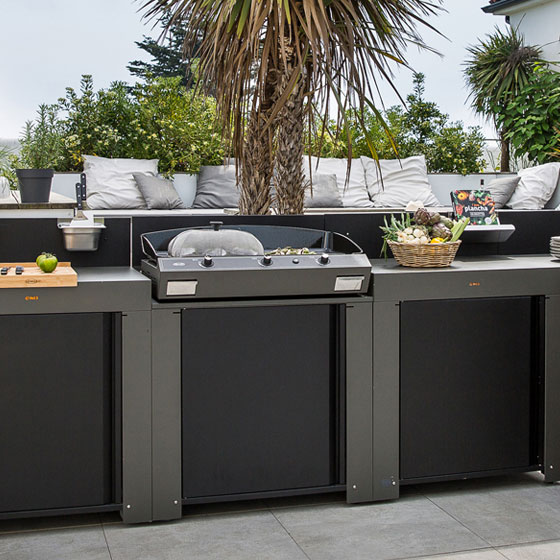 Modulo Eno Acier Plancha sur terrasse