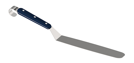 Longue spatule à crêpes coudée en inox - ENO