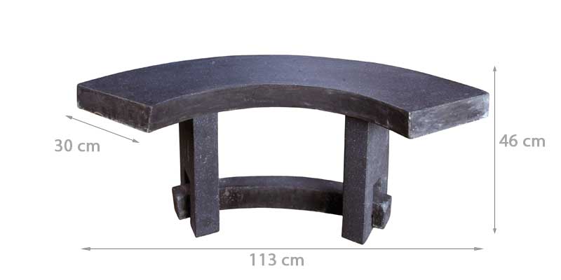 caractéristiques du banc pour brasero Esschert Design