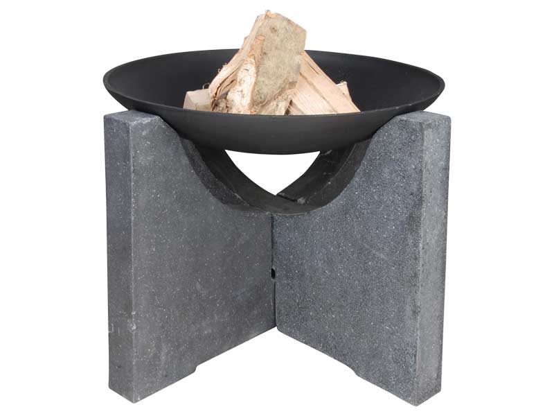 Caracteristiques Brasero en fonte et de son socle en granit