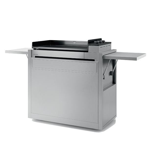 Chariot desserte inox pour plancha Premium 75 Forge Adour