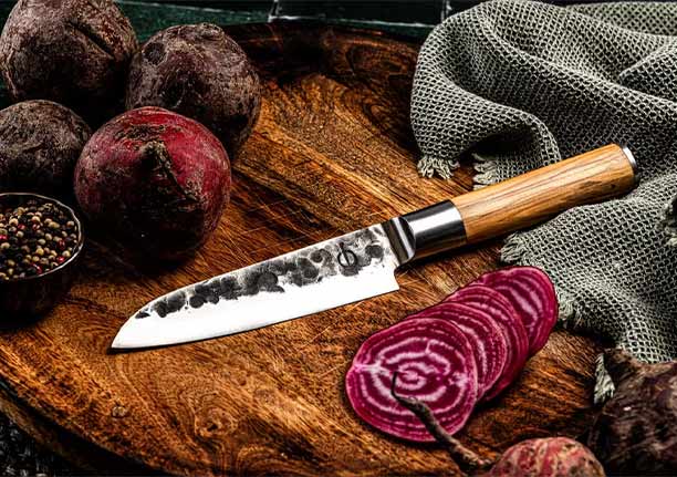 Santoku 14 cm Olive Forged pour oignons