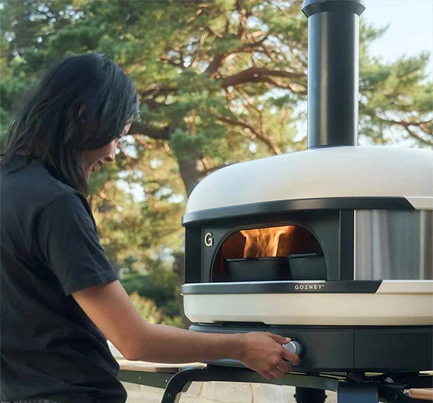 Réglage du four à pizza hybride Dôme Gen 2 Crème Gozney