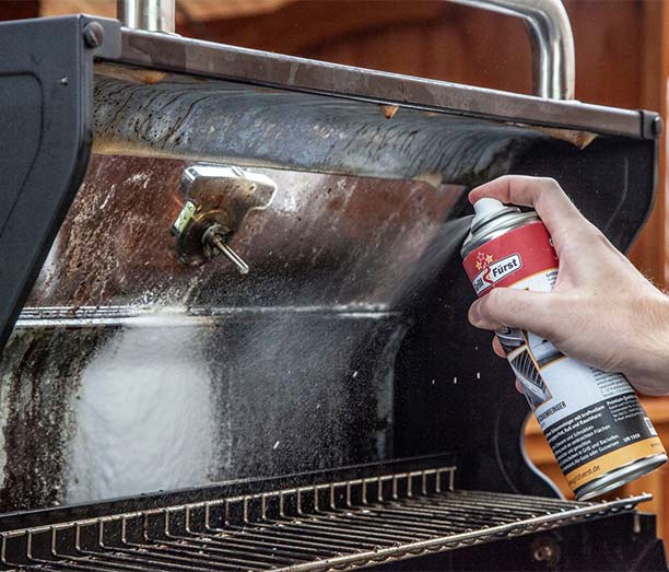 Mousse nettoyante Grillfürst pour vitres, inox et acier émaillé